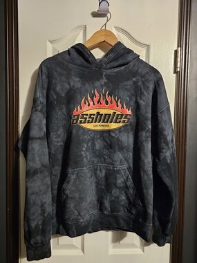Assholes Live Forever Tie-Dye Hoodie